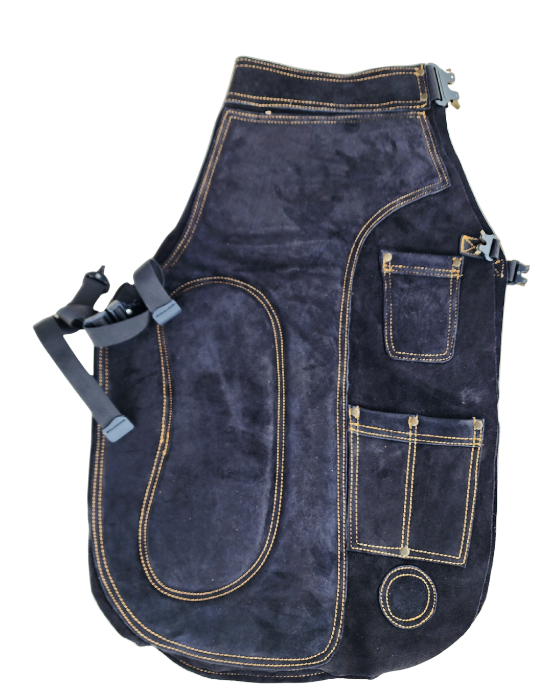 Coleto Premium 100% cuero negro - Imagen 2