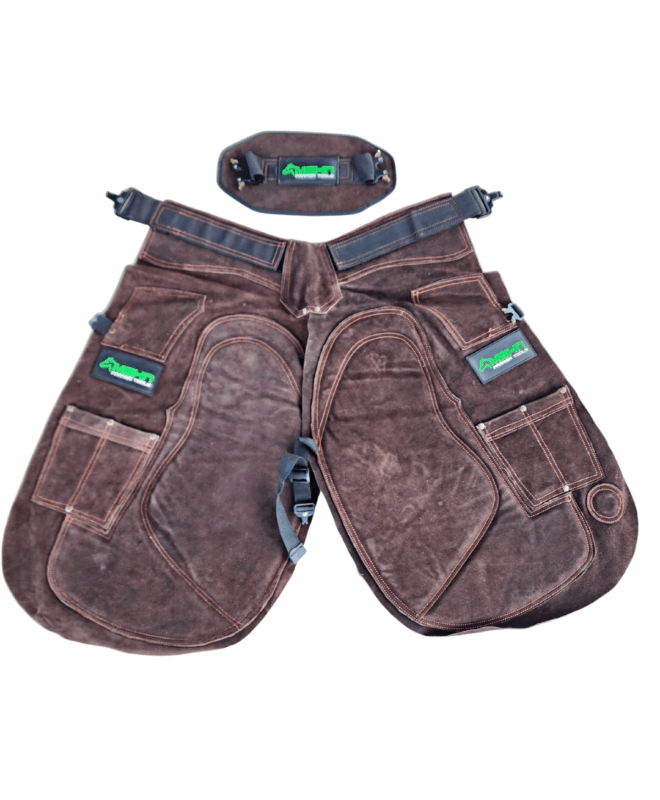 Coleto 100% cuero café chocolate